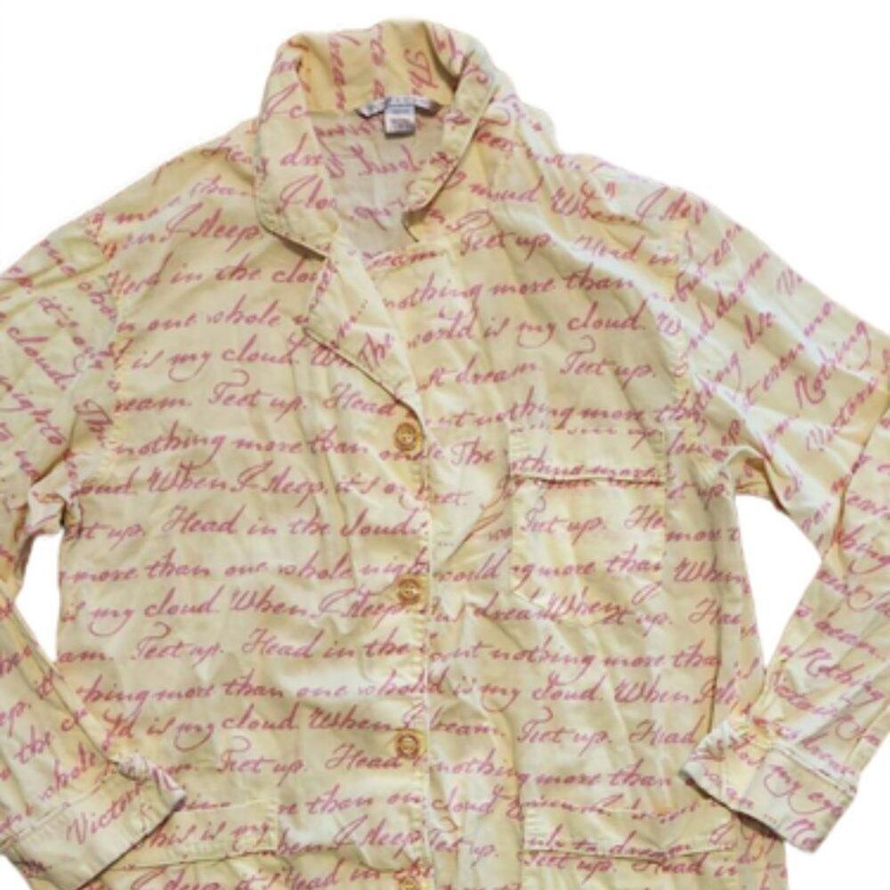 VICTORIA'S SECRET Small Yellow Pajama Top 💛 GUC